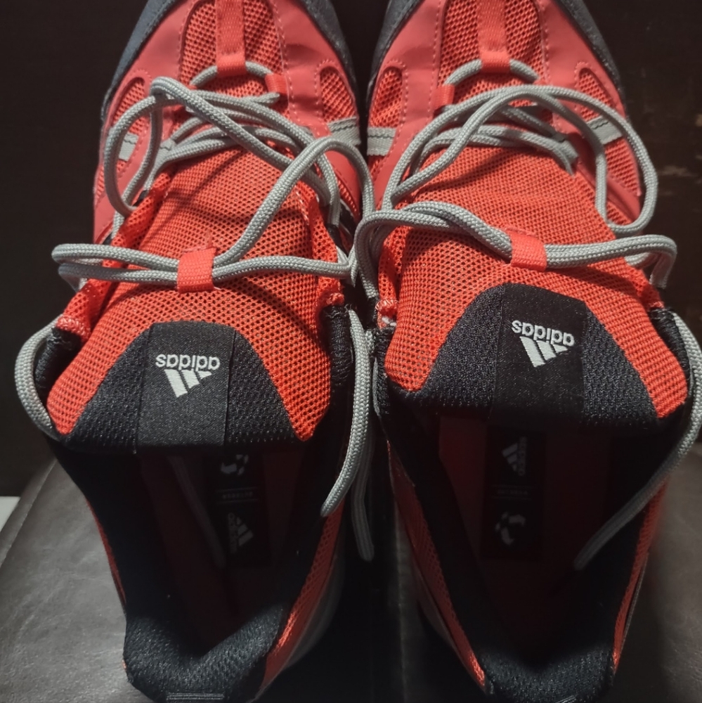 Adidas Red and Black Athletic Shoes - Picture 4 of 8